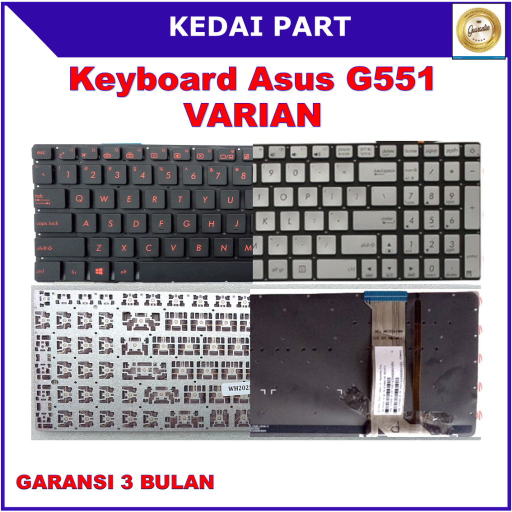 Keyboard Asus ROG G551 G771 GL551 GL551J GL552 GL742VW GL752 GL752V GL752VW GL771 N551 N552 N552J N7