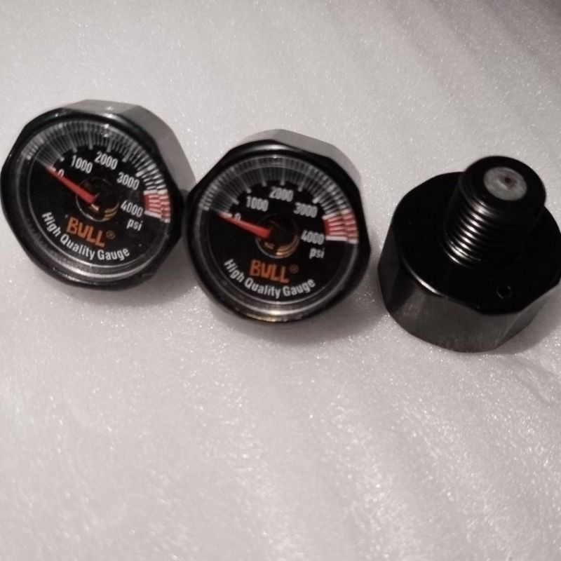 Manometer bull 4000 psi hitam