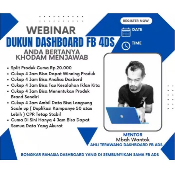 TEKHNIK 4 JAM FB ADS WINNING SOLUTION DUKUN DASOARD FB ADS DIGITAL
