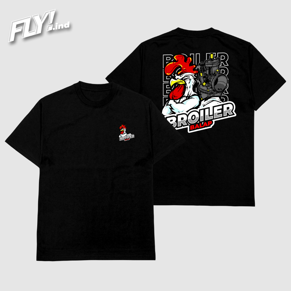 Kaos Distro Baju Ayam Broiler Kaos Ayam Kaos Balap