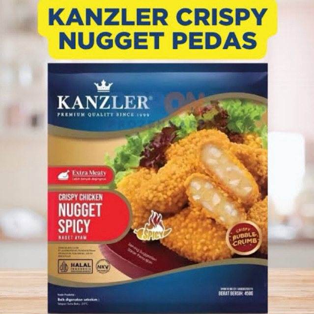 

Kanzler Crispy Spicy Nugget 450gr