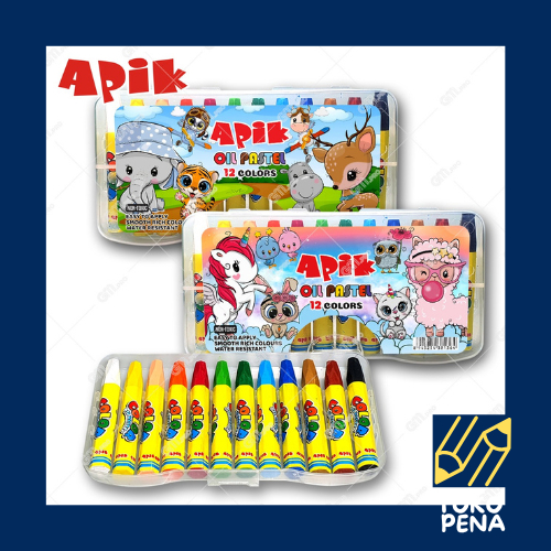 

APIK Oil Pastel (12 warna, 18 warna) krayon crayon