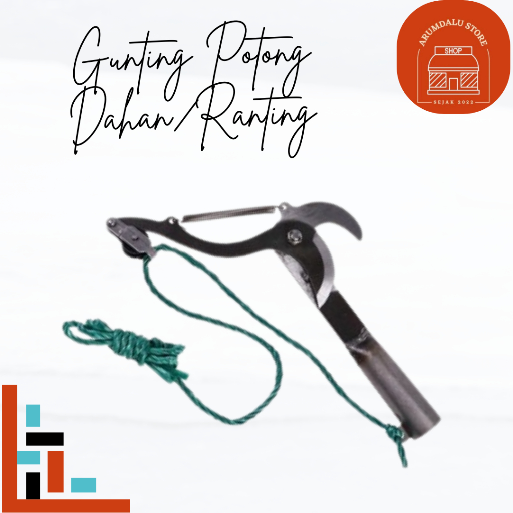 GUNTING PISAU POTONG DAHAN RANTING POHON TARIK TALI