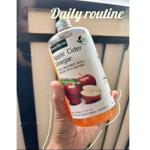 

Cuka Apel Nutrifarm With Mother 500ml