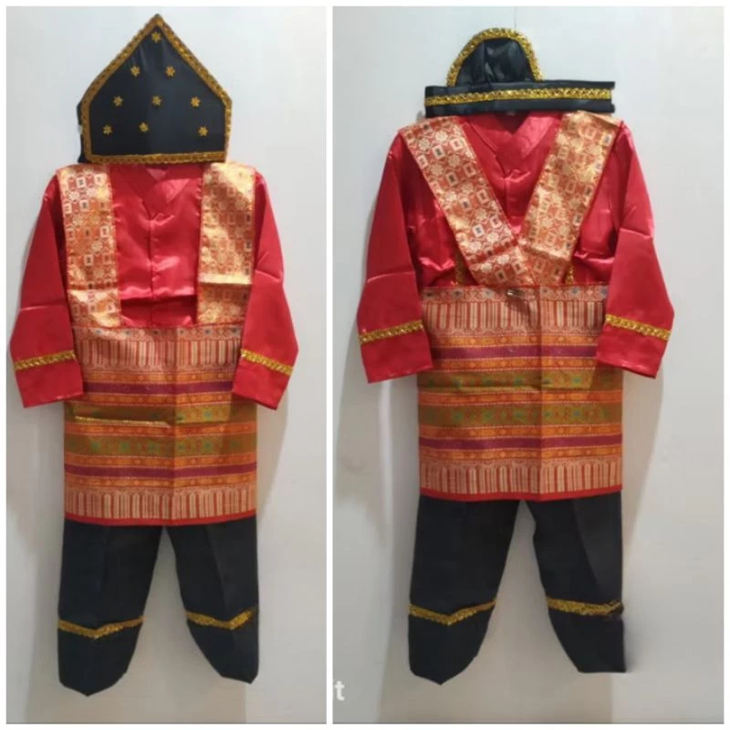 Baju Adat Aceh Anak TK SD SMP Laki Perempuan Cowok Cewek / Pakaian Adat Aceh Tari Saman