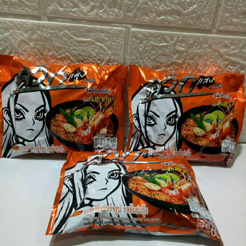 

Mie Instand Wei Wei Original Thailand dengan Rasa Tomyum Shrip Flavour