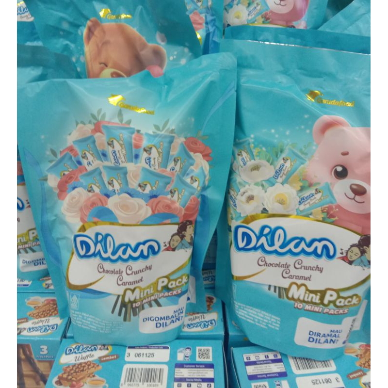 

Dilan Chocolate crunchy caramel 10x9,5g.