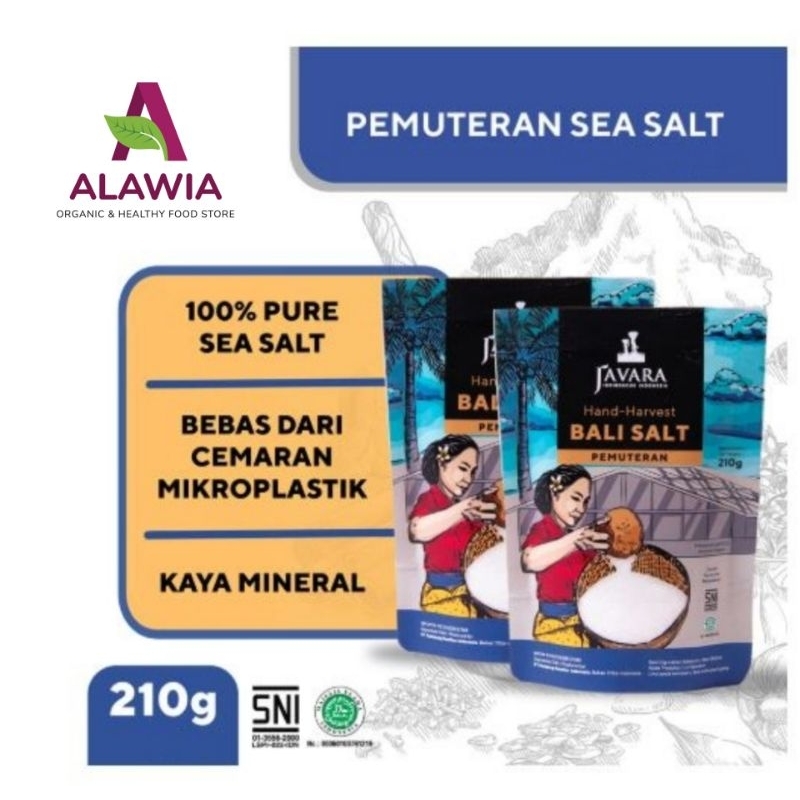 

Javara Pemuteran Sea Salt Alami 210g Javara Garam Laut,Bali Pemuteran 210 g