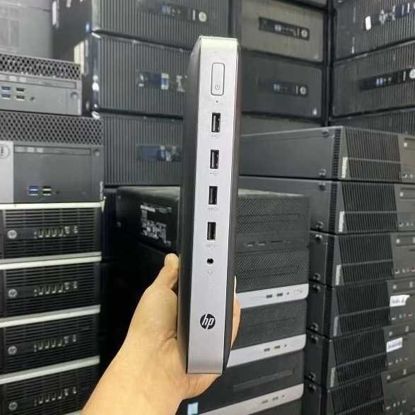 MINI PC HP THINK CLIENT T630 AMD Embedded RADEON RAM 4 GB SSD 32 GB MULUS SEPERTI BARU