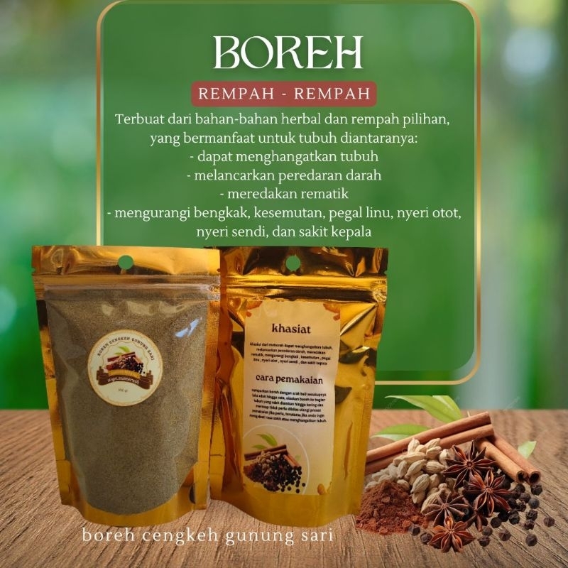 SERBUK BOREH CENGKEH GUNUNG SARI (DEWASA)
