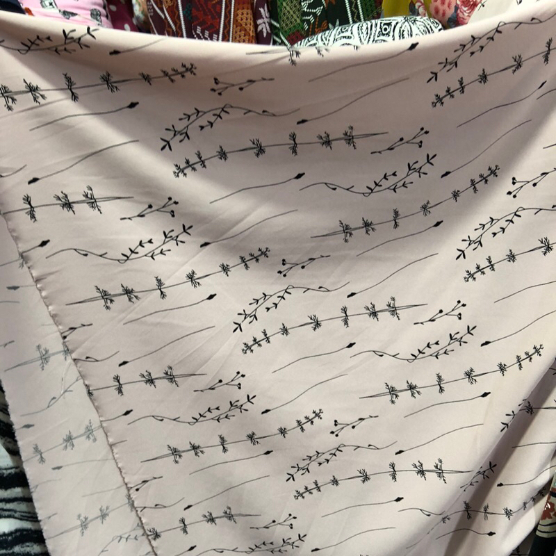 Kain Wolfis motif - kain Wolfis motif bunga - kain Wolfis motif impor - kain Wolfis motif premium m.