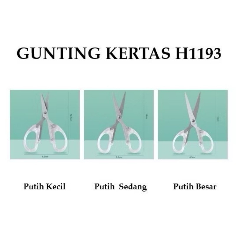 

Shooping batam - H1193 Gunting Model Transparan / Alat Pemotong Kertas / Scissors / Peralatan Sekolah Siswa