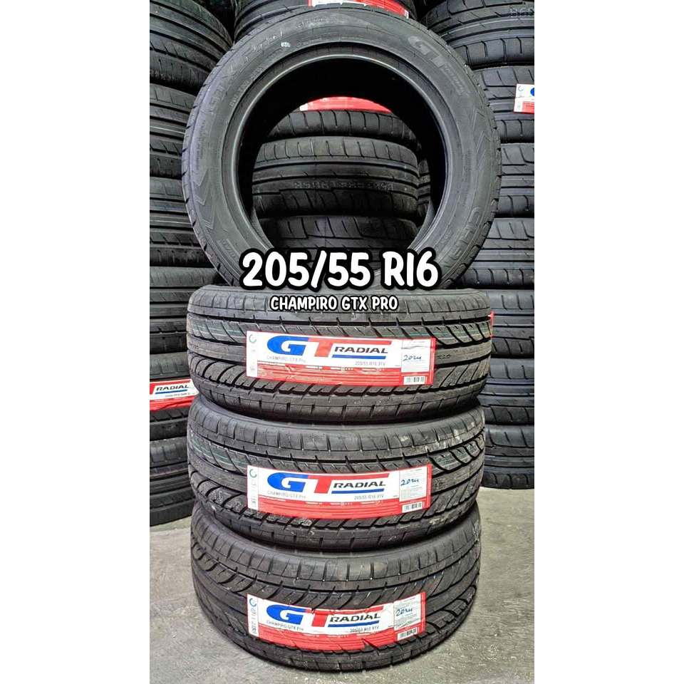 BAN GT RADIAL 205/55 R16 CHAMPIRO GTX PRO BAN RING 16 205 55 TUBELES