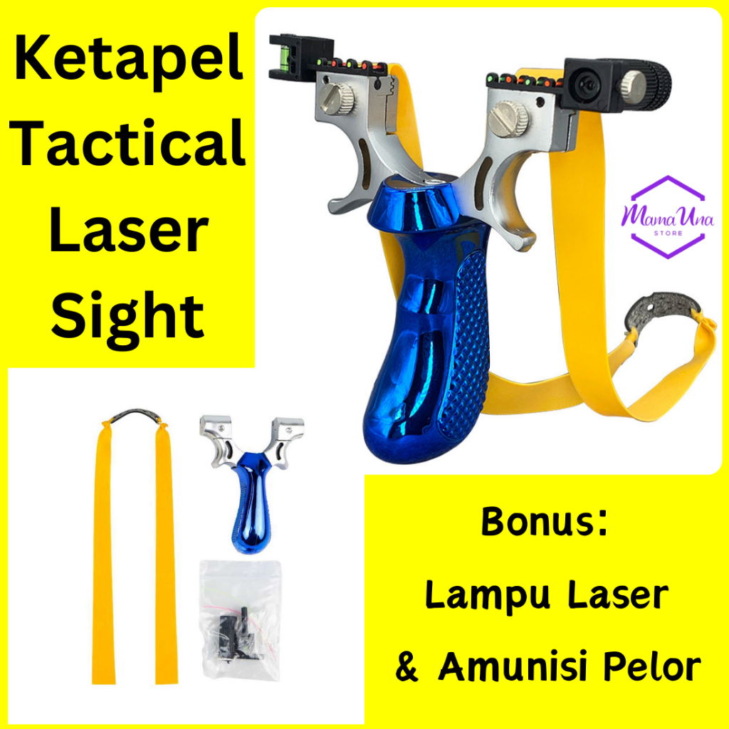 SYQT Ketapel Tactical Modern+ Laser Sight Big Power Jepretan Tactical Slingshot with Laser Sight - J
