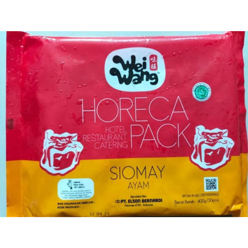 

Wei Wang Siomay Ayam Horeca Pack 400gr isi 30