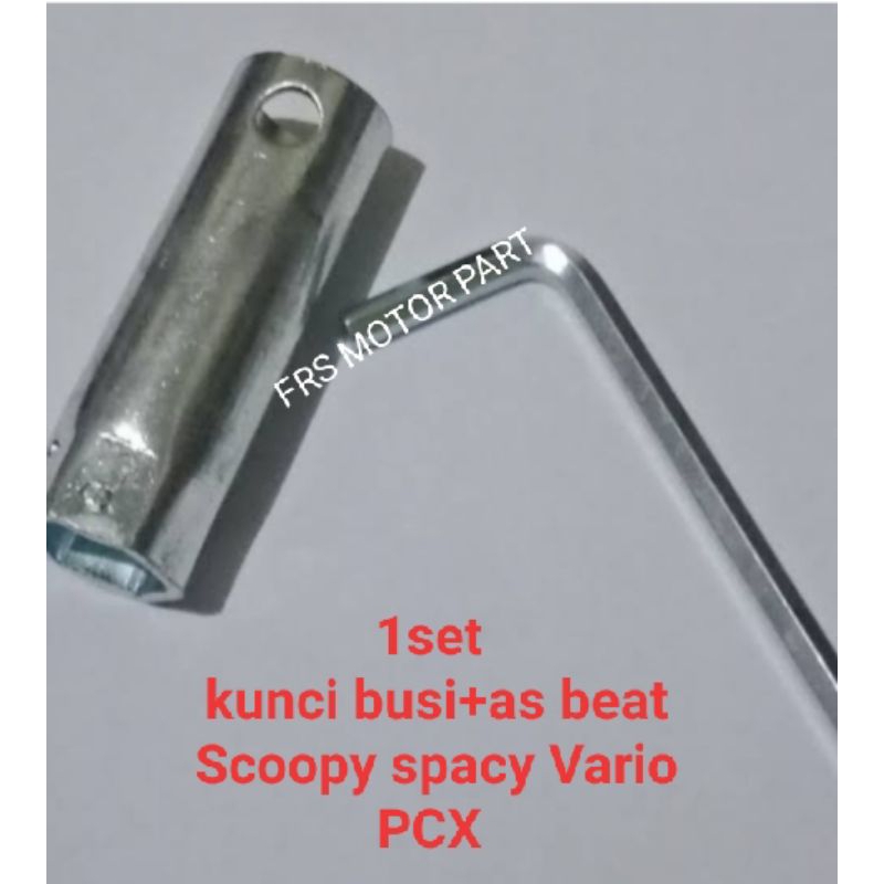 1set kunci busi+as untuk motor matick beat Vario scopy spacy PCX