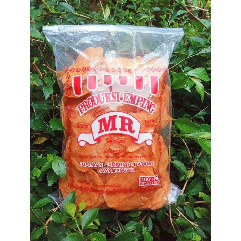 

emping benggol pedas manis 500 gram khas kota limpung