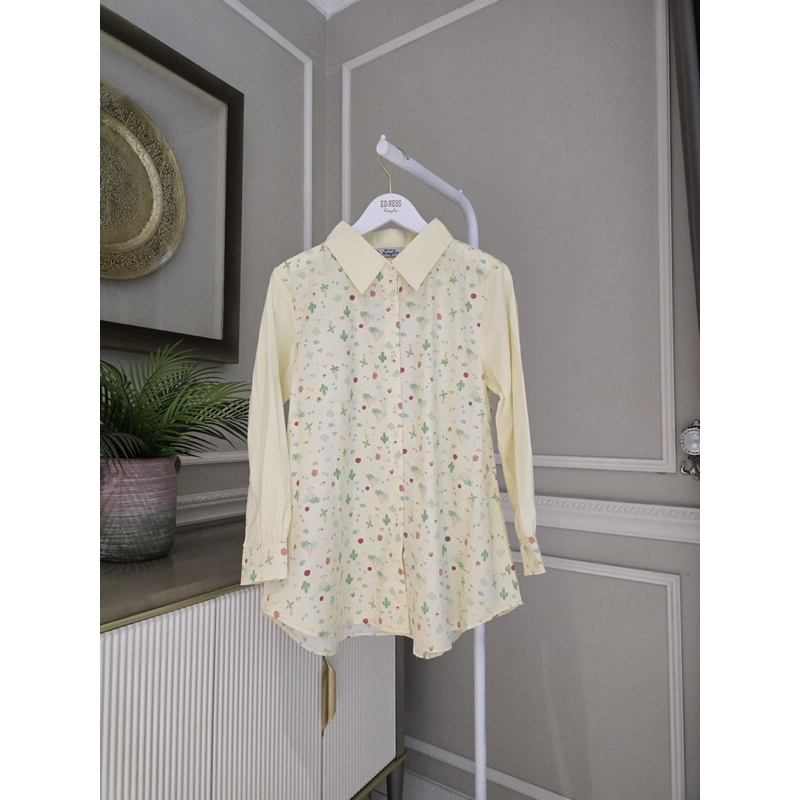 kemeja katun jepang mix payet bordir full guring,blus bunga armany silky, blus bunga katun jepang im