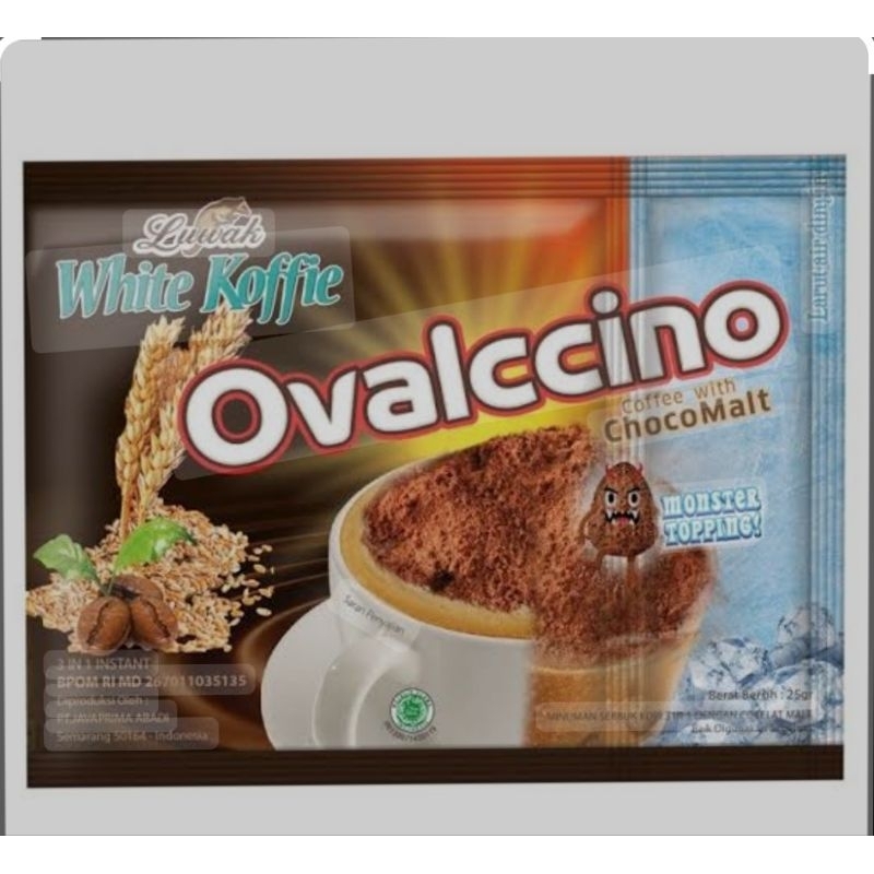

ovalccino luwak white 2pc+1pc (3sachet)