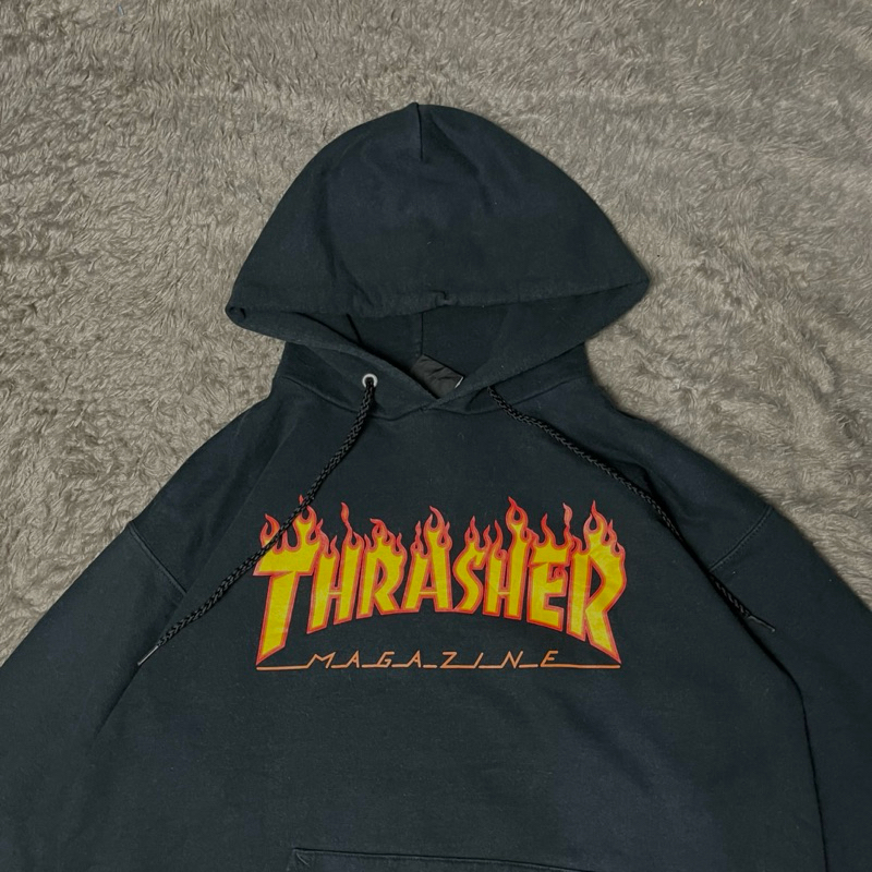 Hoodie thrasher flames Original