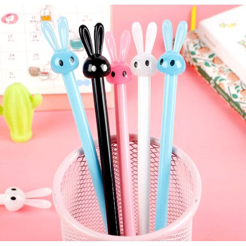 

Bolpen Karaktet Bunny Lucu Unik/ Pulpen Gel Pena/ Pena Bentuk Karakter kepala Kelinci