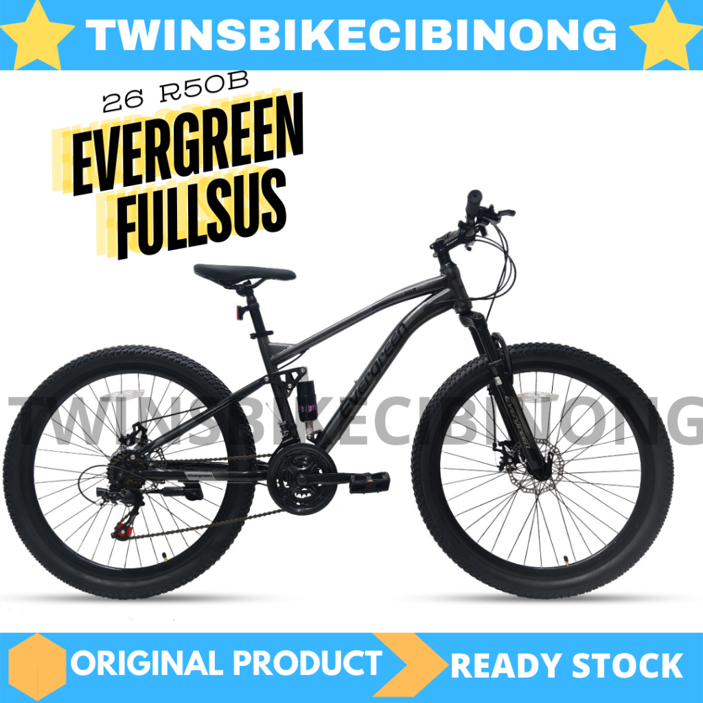 Gilang.pergo - Sepeda Gunung MTB 26 & 27.5 Inch Evergreen R50J / R55B Full Suspension