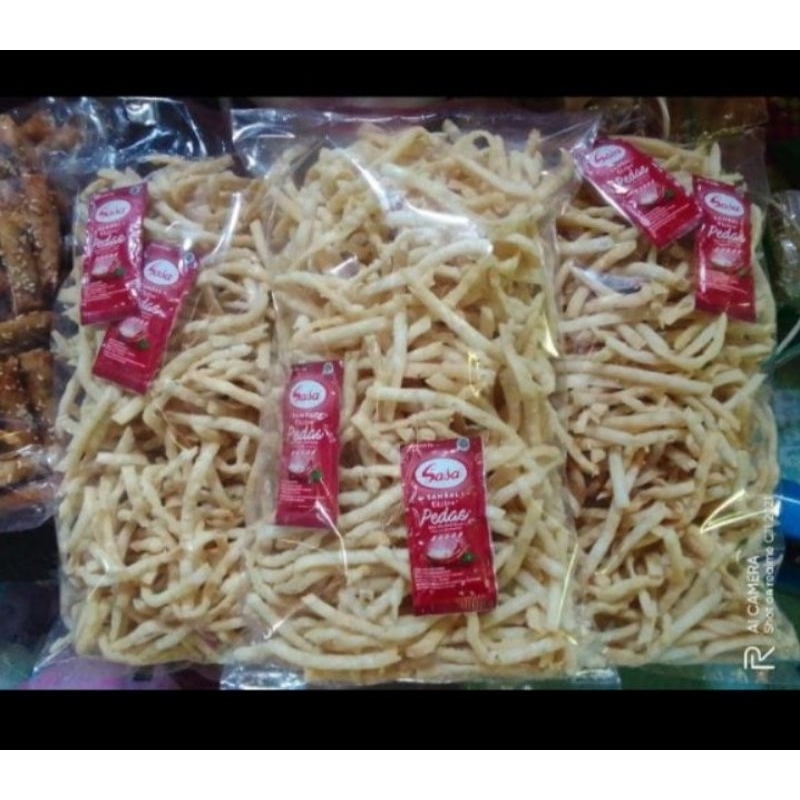 

sistik bawang atau sistik, renyah, gurih