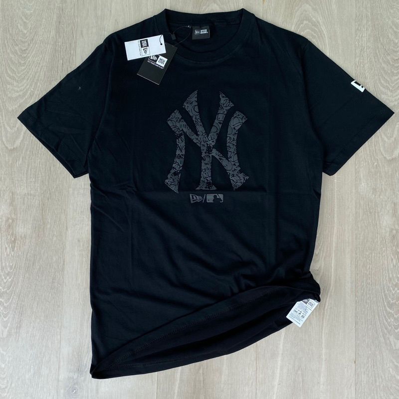Baju Kaos Ny New York Yankees MLB Logo Batik T-shirt Laki Laki Wanita