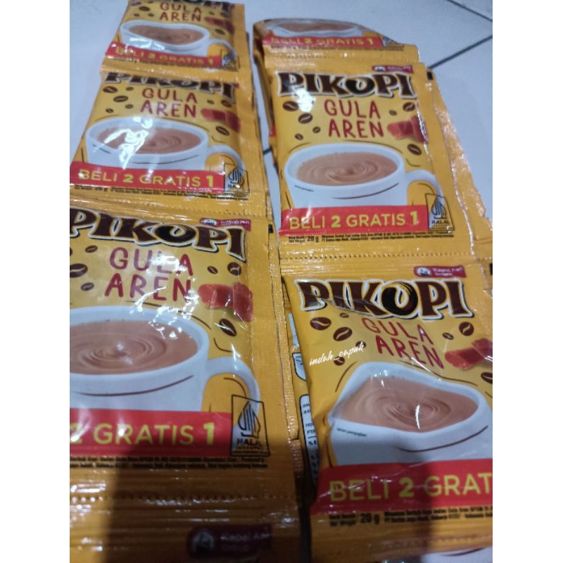 

PIKOPI GULA AREN KEMASAN SACHET BELI 2 GRATIS 1 : ISI 15 SACHET X 20,G