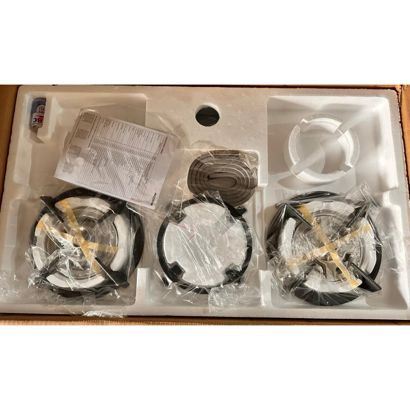 NEW MODENA Gas Hob BH 1725W Kompor Tanam 2 tungku safety nego tipis