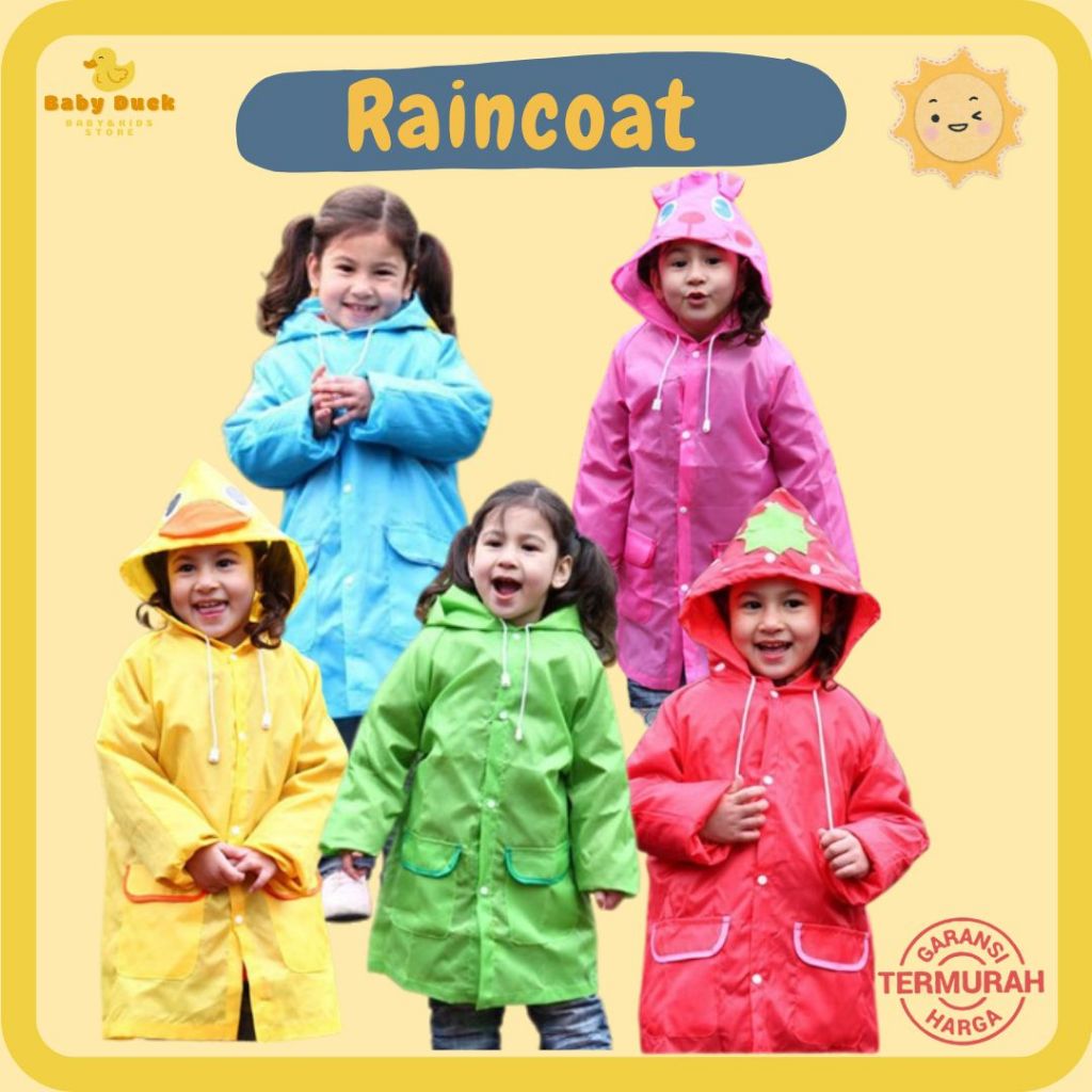 Raincoat Kids Jas Hujan Anak Jas Hujan Karakter Anak Mantel Hujan Anak Mantel Anak Lucu Jas Hujan An