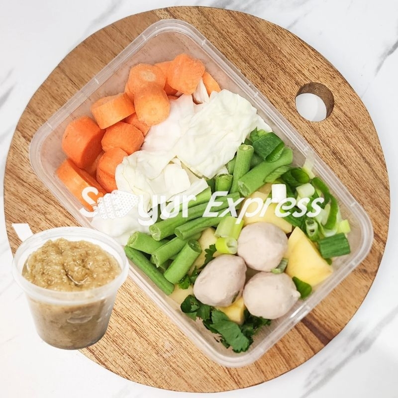 

RB KIRIM INSTAN Paket Foodprep Sayur Sop 3-4 Porsi Bonus Racik Homemade Sop NON MSG