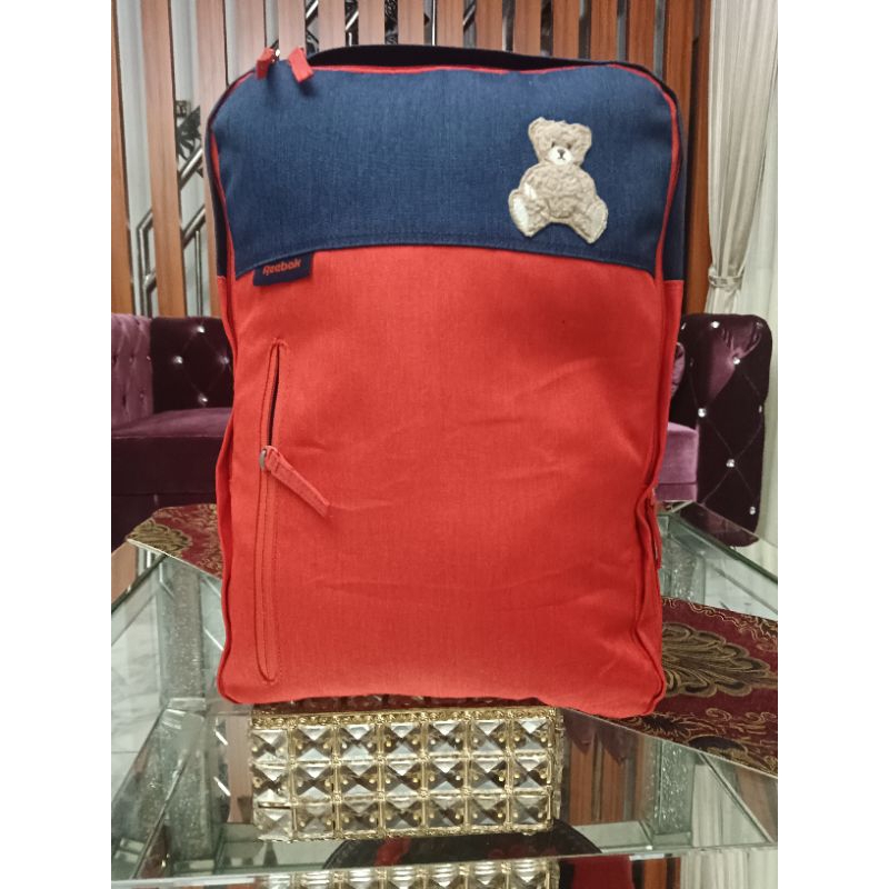 REEBOK  tas Ransel keren nan menawan tas second super branded/Size L .30Cm X T.42Cm/5Pocket/lengkap 