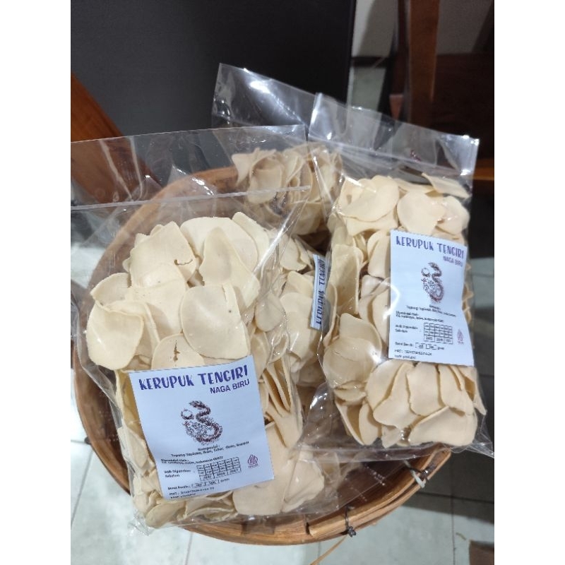 

kerupuk tengiri super naga biru 500gr