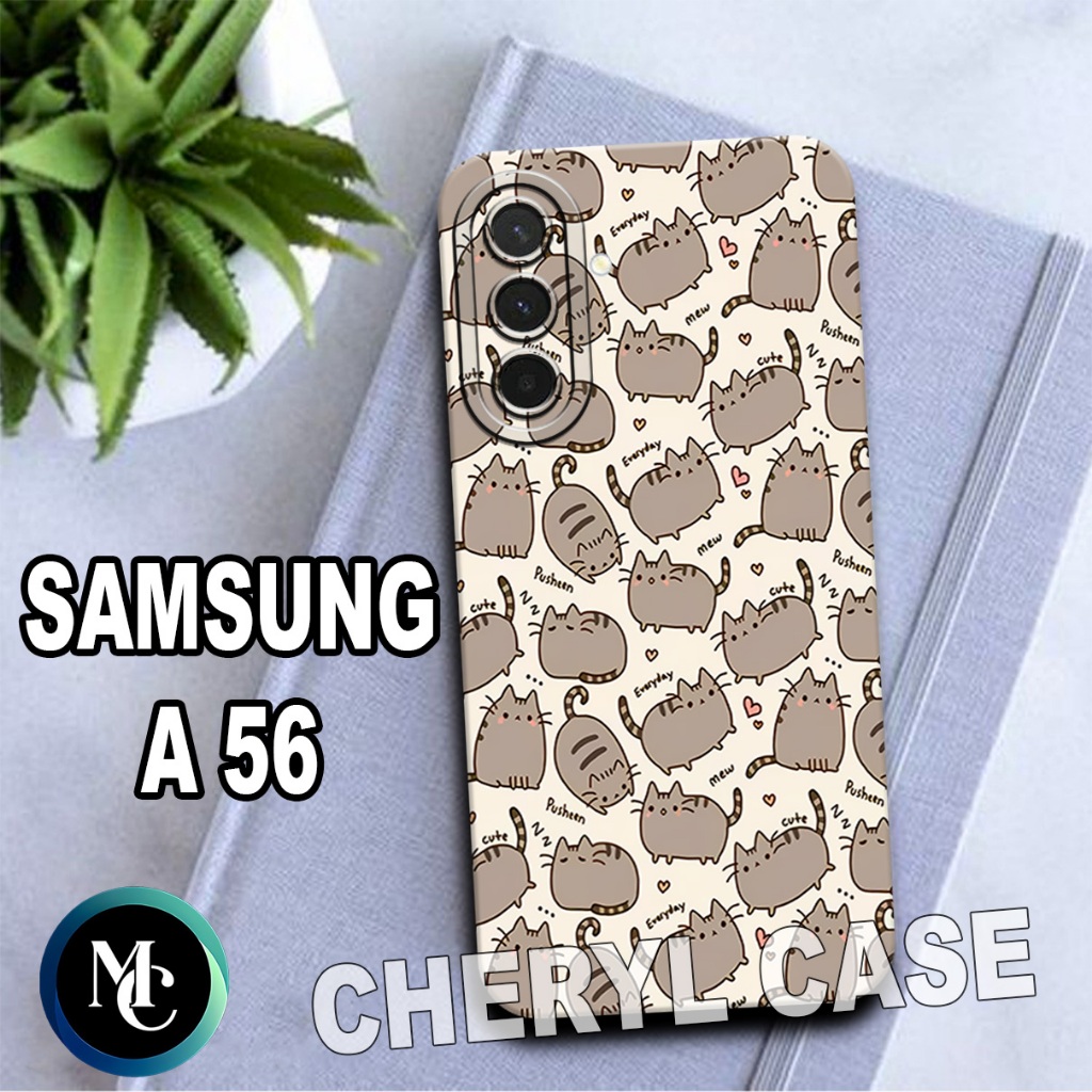 case karet untuk SAMSUNG A56/CC22/Motif KUCING/case/Casing SAMSUNG A56/softcase SAMSUNG A56