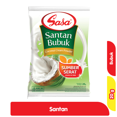 

Sasa Santan Kelapa Bubuk 20 g