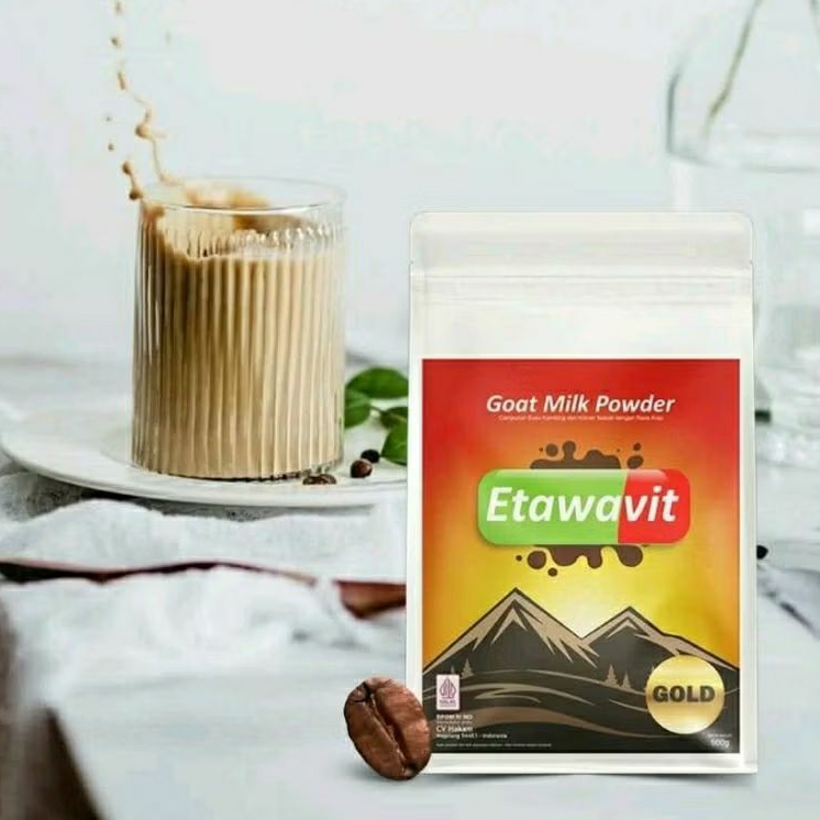

ETAWAVIT Kopi Susu Kambing Plus Kopi Kemasan 500Gr Dairy Milk Bubuk Coffee