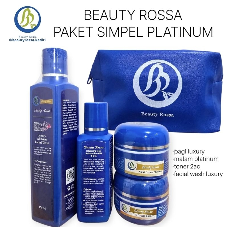 PAKET PLATINUM BEAUTY ROSSA | PAKET SIMPEL PLATINUM BEAUTY ROSSA