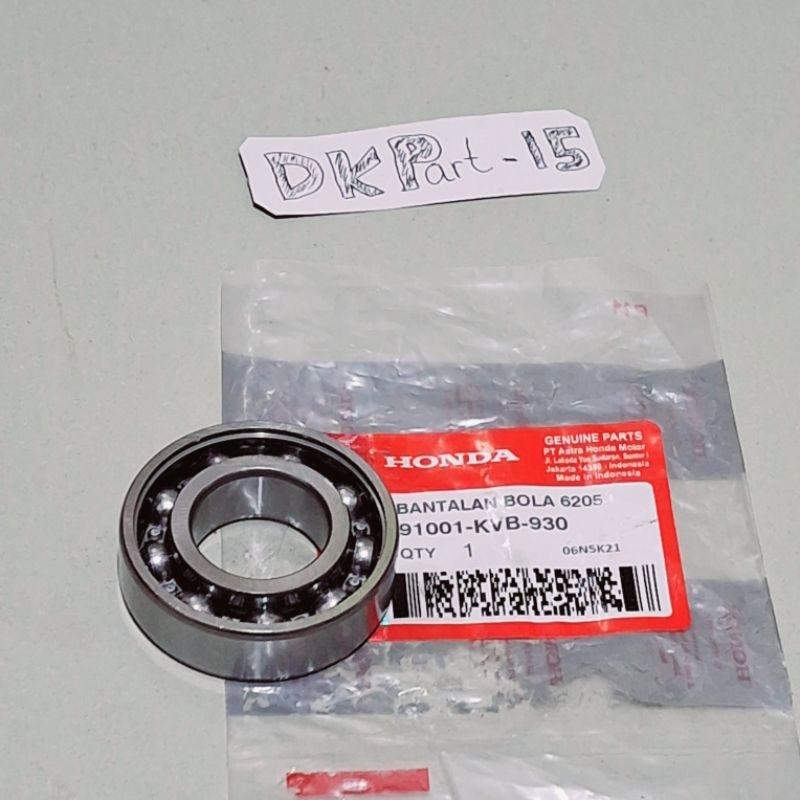 Bearing 6205 Laher kruk as original Honda Beat Karbu Scoopy Spacy Karbu Beat FI