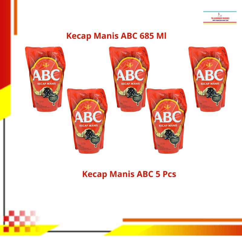 

[PAKET HEMAT ISI 5] Kecap Manis ABC 685 Ml Refill Pouch PROMO MURAH/ ABC Kecap Manis 685 Ml Refill PROMO MURAH
