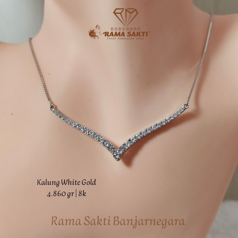 Kalung Aurel Whitegold kadar 375