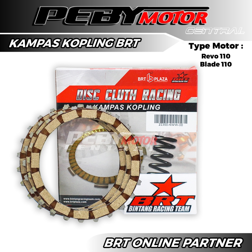 Kampas Kopling BRT Revo 110 Blade 110