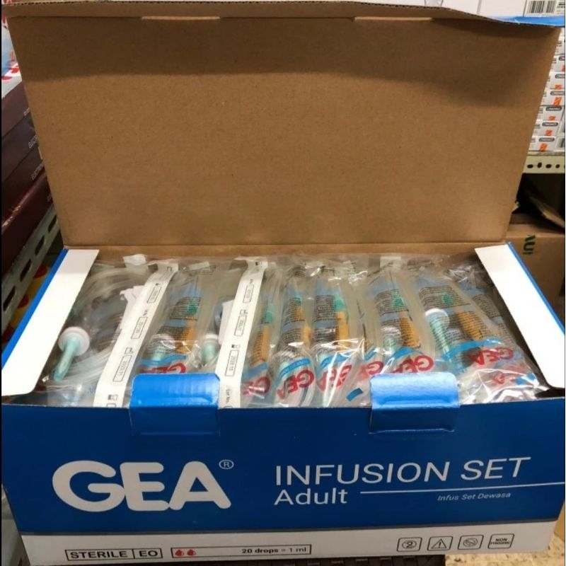 Infusion Set / Infus Set / Selang Infus Lengkap Murah Original