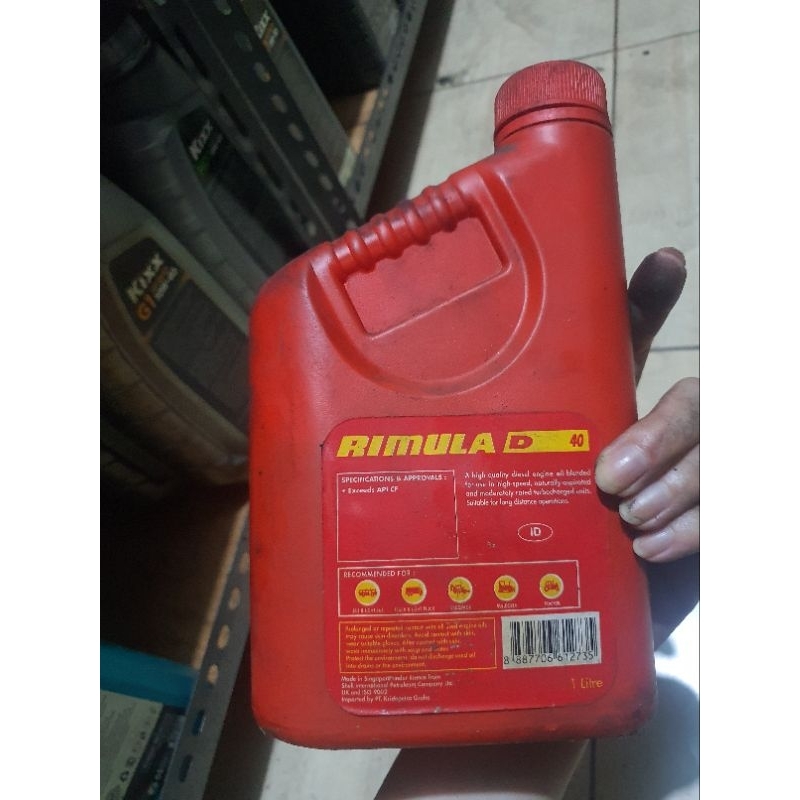 Rejeki.Maju Cuci Gudang Oli Mesin Shell Rimula Diesel 15W-40 / Rimula R2 / Diesel 40 (1 Liter)