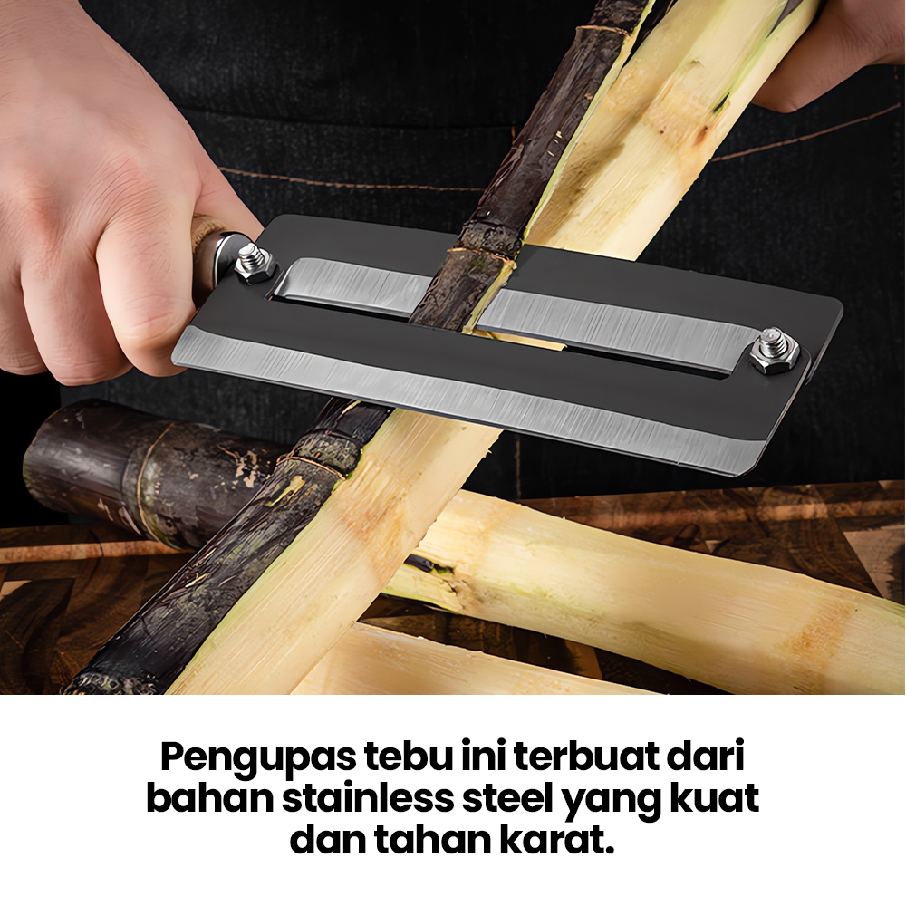 Pisau Pengupas Tebu Ekstra Besar Pisau Pemotong Tebu Baja Karbon Tinggi Pisau Pengupas Buah