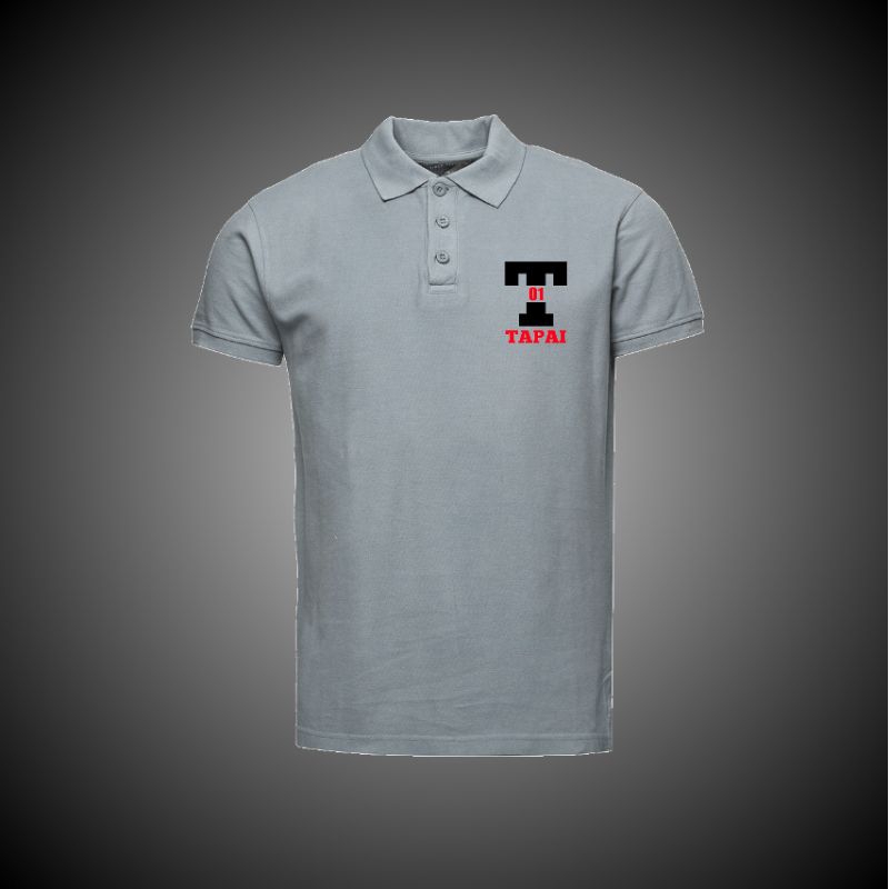 Kaos Polo Shirt Grey Polos by Tapai01