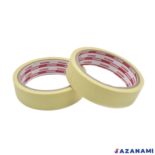 

LAKBAN KERTAS SAZANAMI MASKING TAPE KUNING 1" X 15M 24MM ISOLASI KERTAS