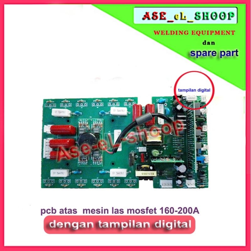 PCB ATAS Mesin Las 160A-200A Jenis MOSFET