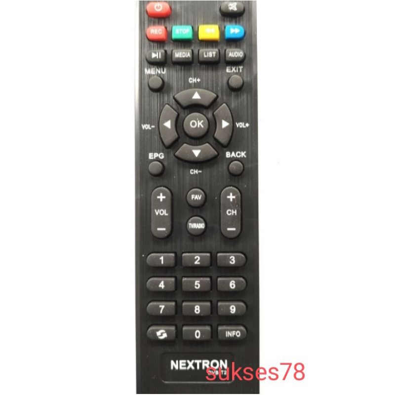 Sukses78# REMOTE STB NEXTRON DVB-T2 SET TOP BOX NEXTRON DIGITAL DVB