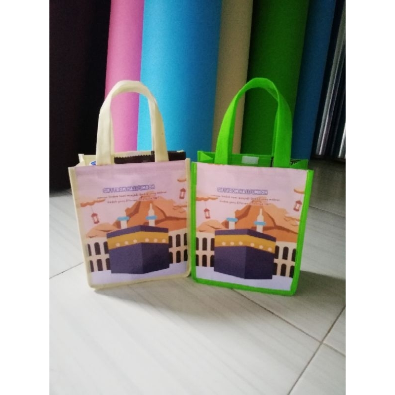

Tas souvenir, bingkisan umroh premium ready